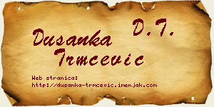 Dušanka Trmčević vizit kartica